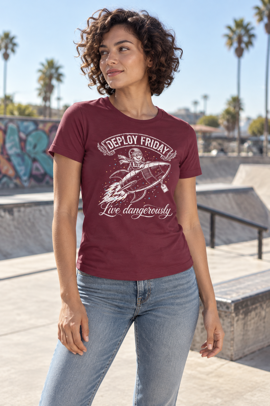 Photo of HOTFIX 007 DEPLOY FRIDAY — Women's Tee, scene 1