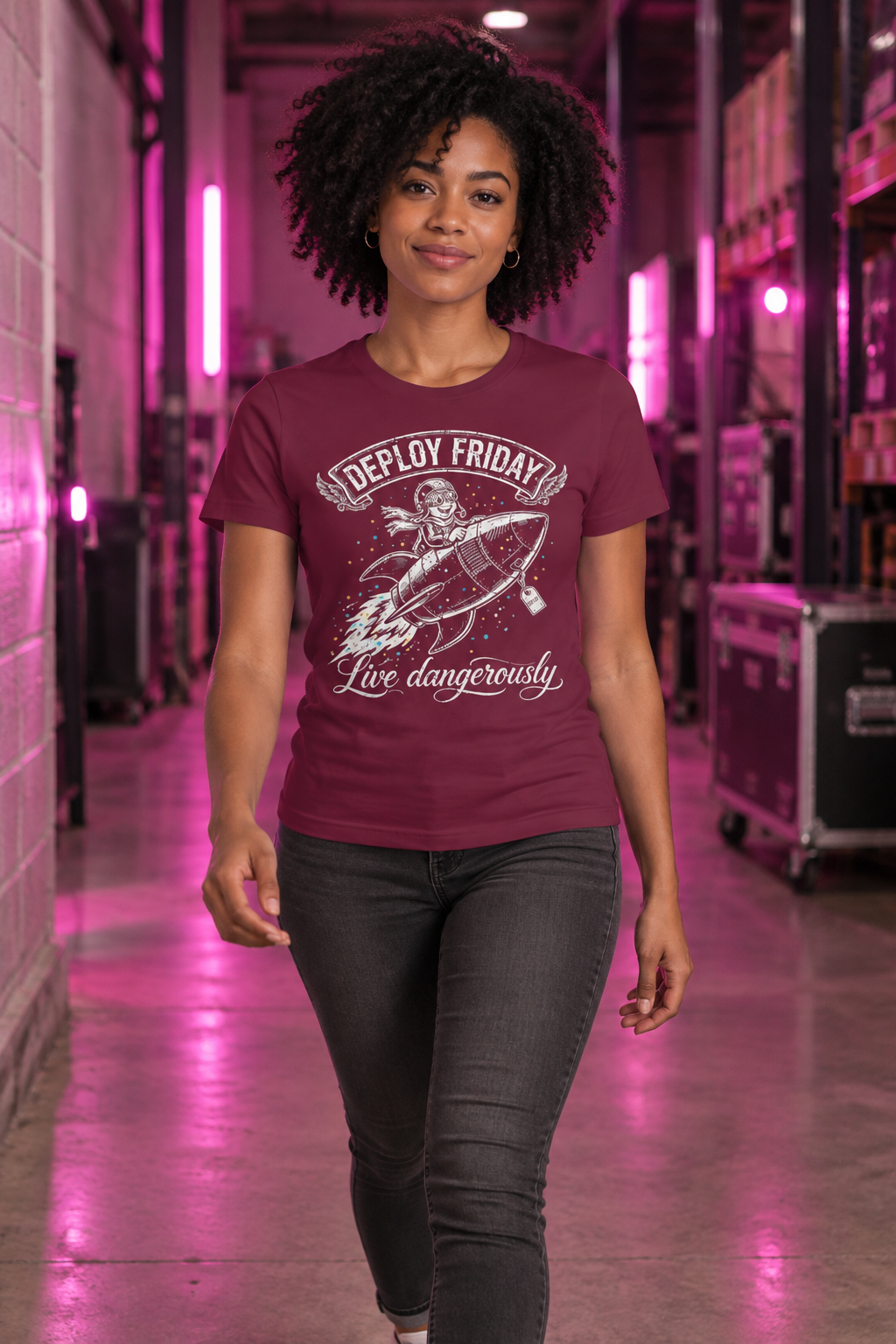 Photo of HOTFIX 007 DEPLOY FRIDAY — Women's Tee, scene 2