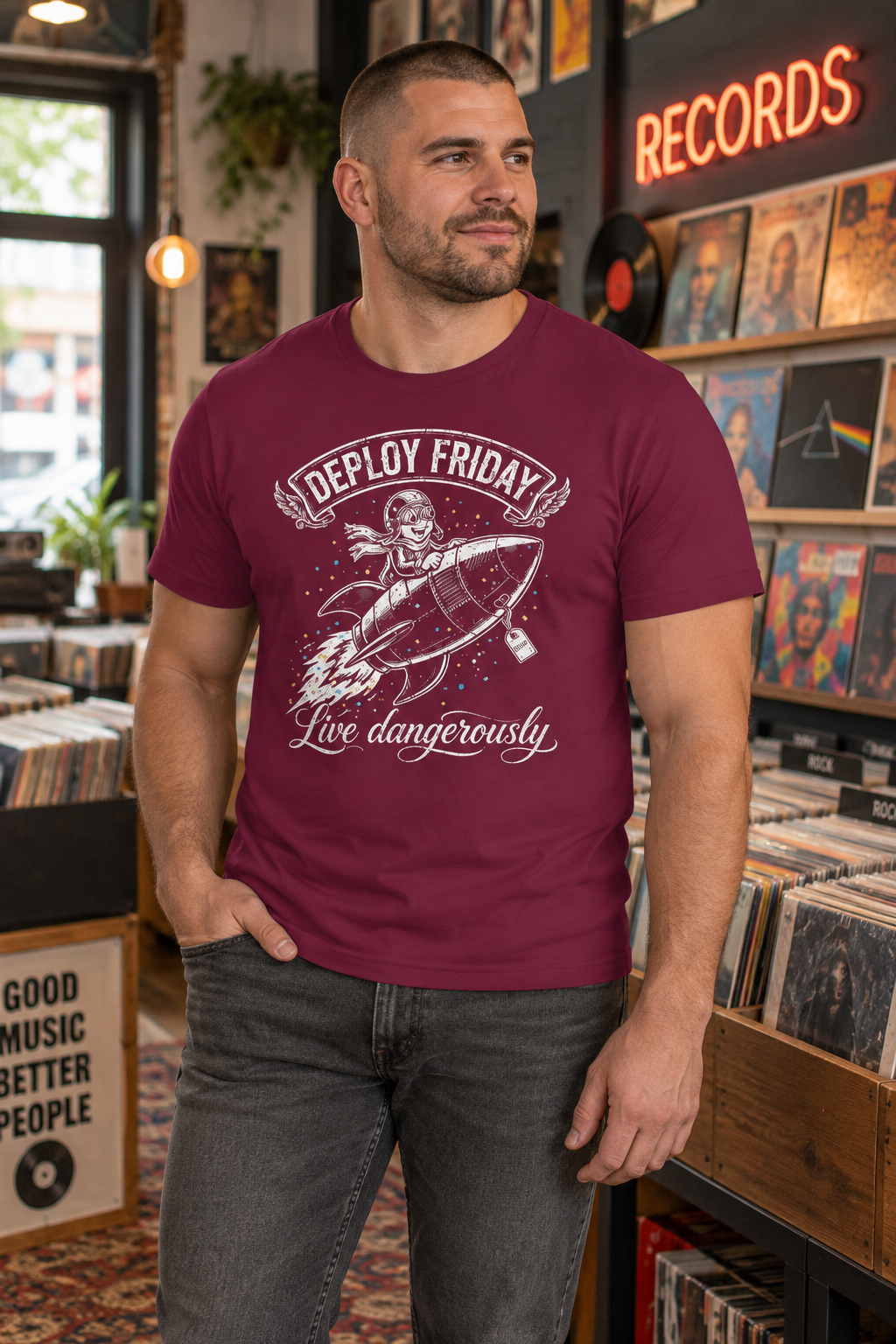 Photo of HOTFIX 007 DEPLOY FRIDAY — Unisex Tee, scene 1
