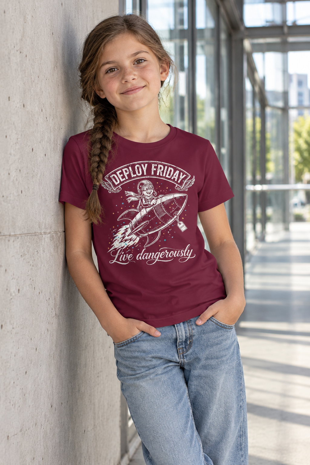 Photo of HOTFIX 007 DEPLOY FRIDAY — Youth Tee, scene 2