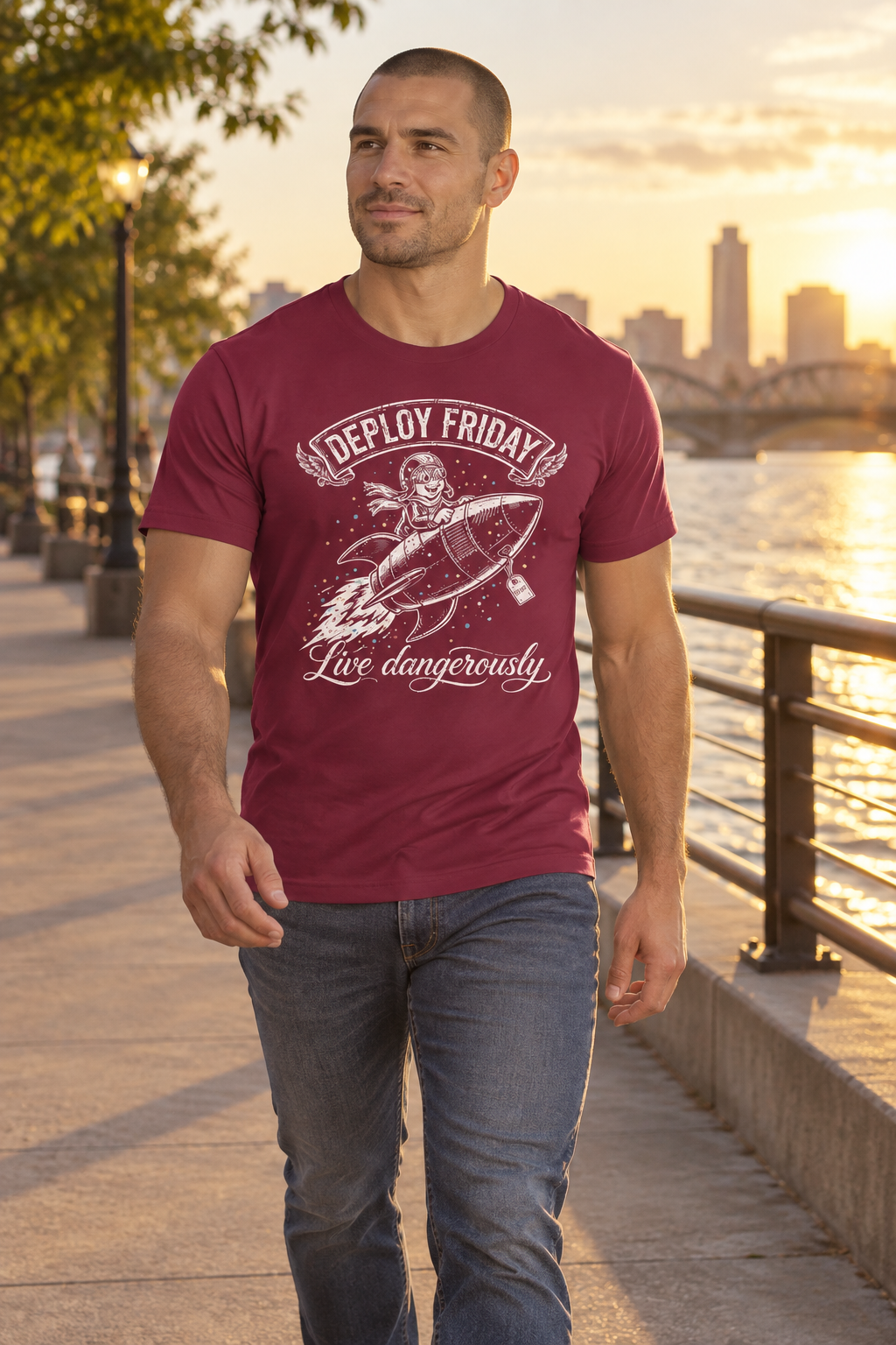 Photo of HOTFIX 007 DEPLOY FRIDAY — Unisex Tee, scene 3