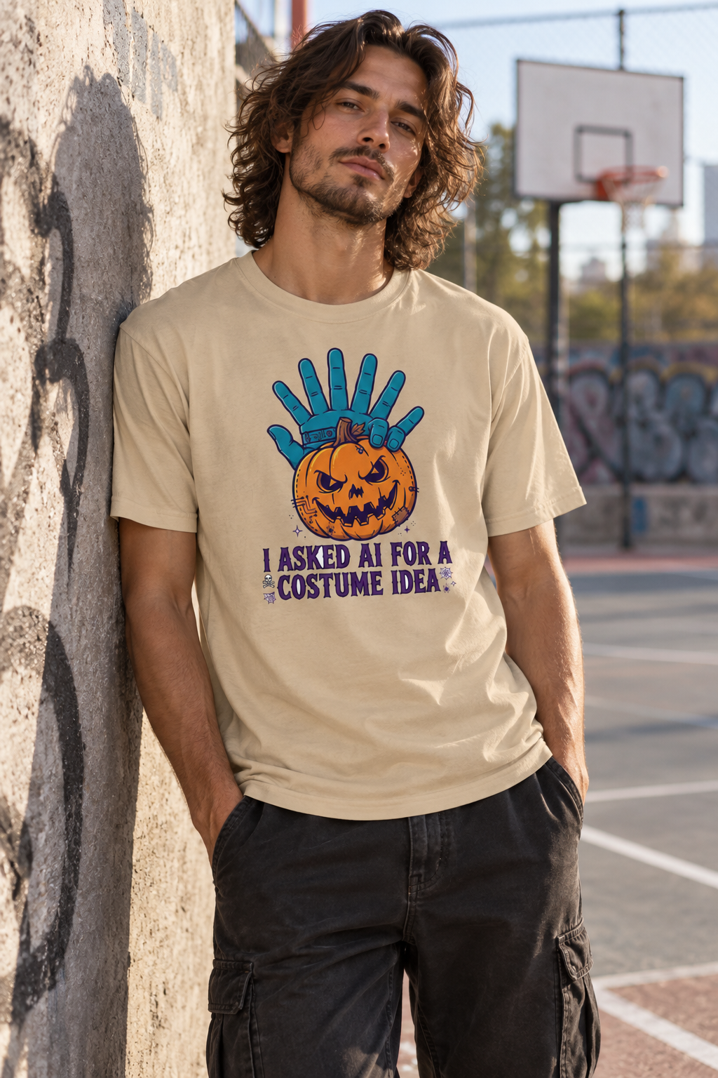 AI-generated editorial photo of HOTFIX 008 I Asked AI For A Costume T-Shirt, scene 3