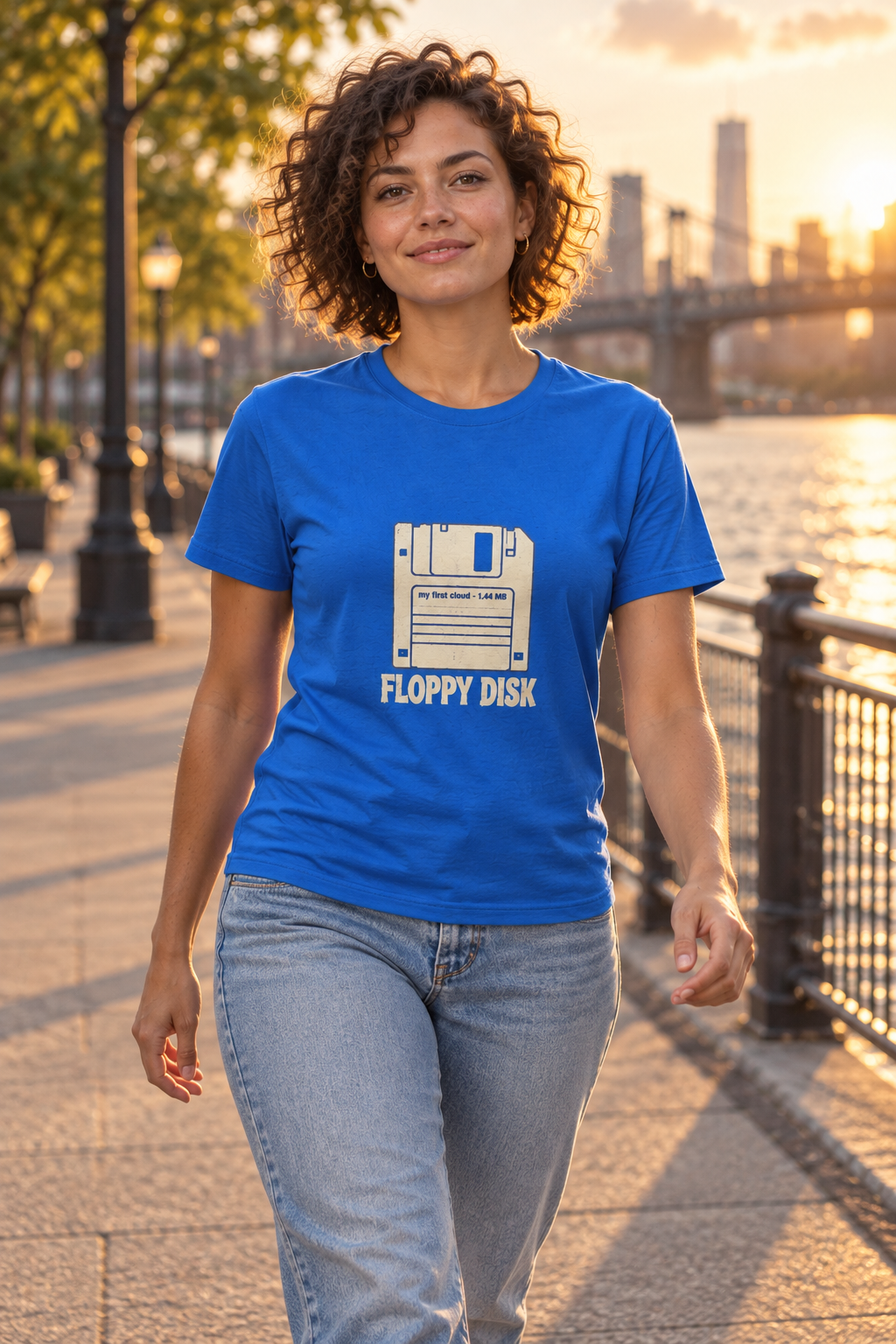 AI-generated editorial photo of HOTFIX 006 My First Cloud Woman's T-Shirt, scene 3