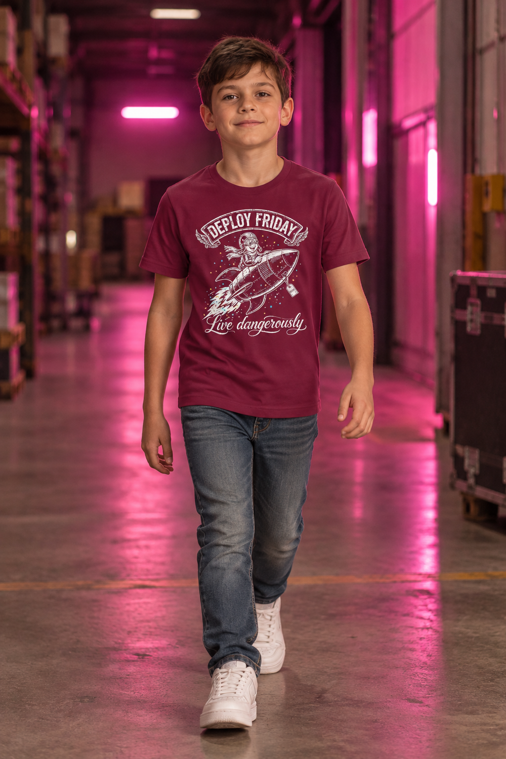 Photo of HOTFIX 007 DEPLOY FRIDAY — Youth Tee, scene 1